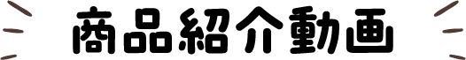 商品紹介動画