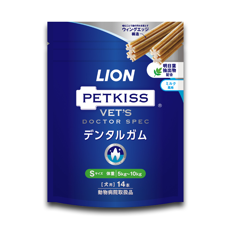 パッケージ写真：PETKISS ベッツドクタースペック　デンタルガム S