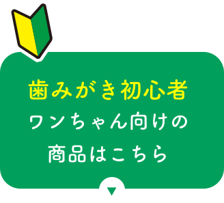 歯みがき初心者ワンちゃん向けの商品はこちら